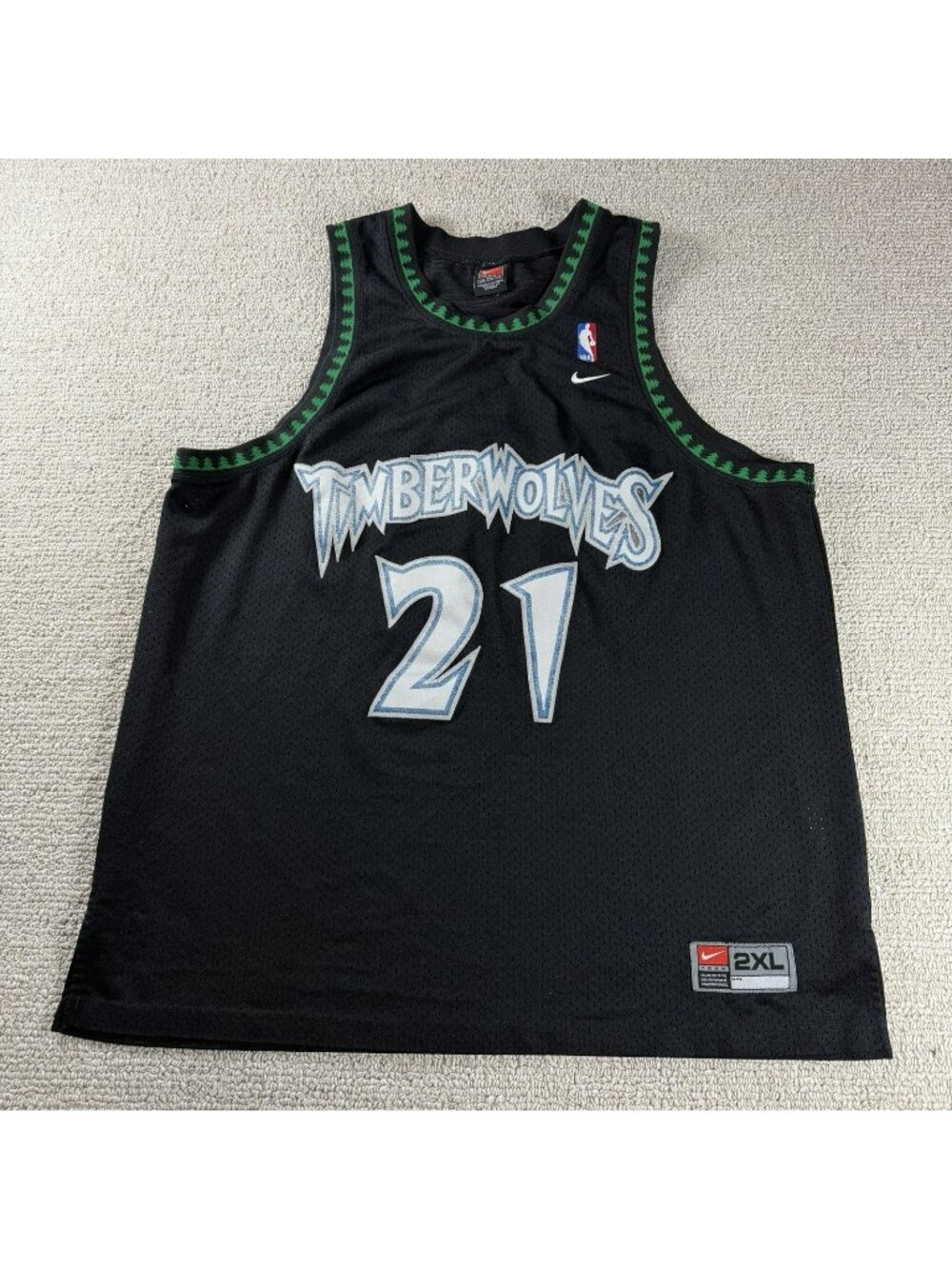 Nike Swingman Minnesota Timberwolves Kevin Garnett Jersey Black Men’s Size XXL